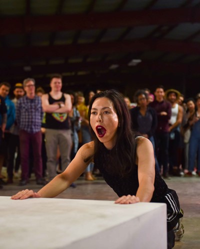 Image: Angela Goh in Body Loss, presented by Performance Space and Fusebox at Fusebox Festival 2019